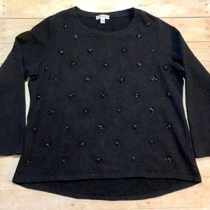Dress Barn Beaded Sweatshirt - Size 2X